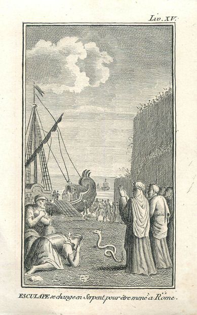16 Lithographies - Métamorphoses d'Ovide.
La...