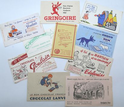 BUVARDS.
90-Alimentaire.
Flan Lyonnais-10,...
