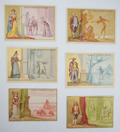 61 CHROMOS RICQLES : Personnages Connus....