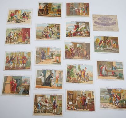 61 CHROMOS RICQLES : Personnages Connus....
