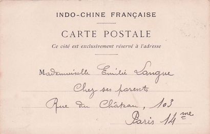 11 CARTES POSTALES INDOCHINE : Métiers autour...
