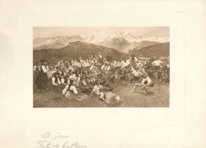 Suisse. 40 Lithographies, Reproductions et...