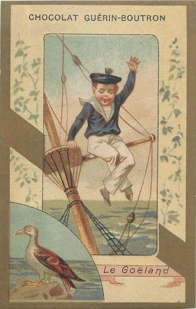 57 Chromos - Chocolat Guérin-Boutron.
Bordure...