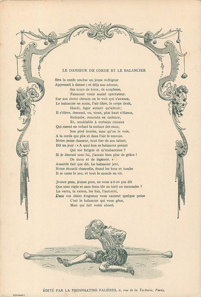 24 CHROMOS : Phosphatine Falières-Fables/Poésies...