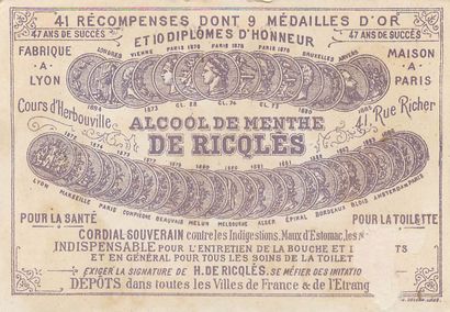 30 CHROMOS RICQLES : Métiers & Industries....