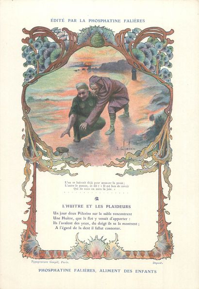 30 CHROMOS : Phosphatine Falières-Fables...