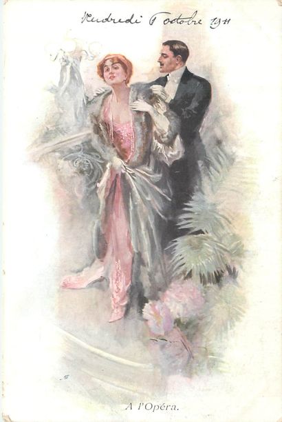 159 CARTES POSTALES FANTAISIES : M.M Vienne,...