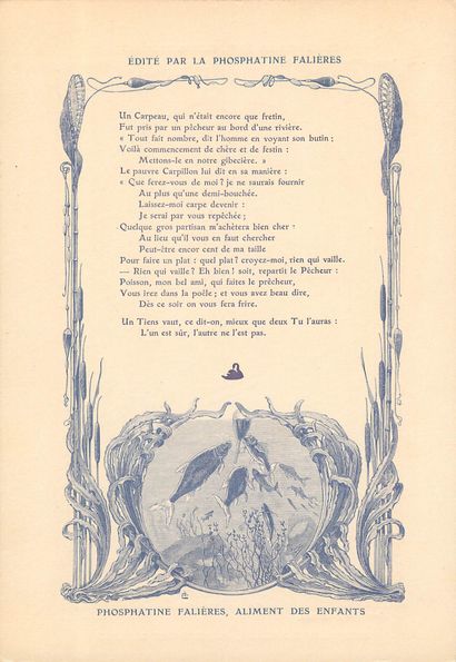 30 CHROMOS : Phosphatine Falières-Fables...