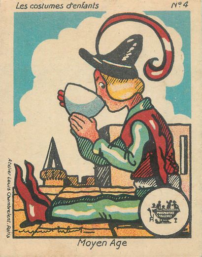 83 CHROMOS : La Phosphatine Falières. « 1-Le...