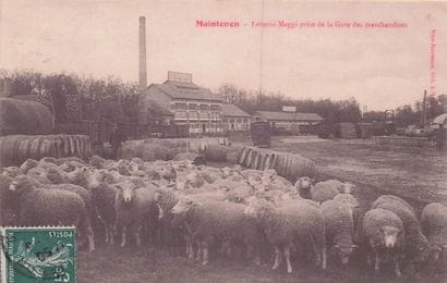 4 CARTES POSTALES USINES : Alimentaire -...