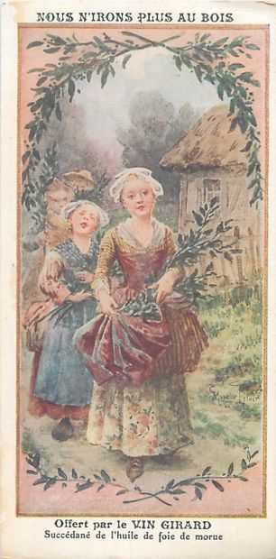 19 Images Publicitaires. Vin Girard. Chansons.
16cm...