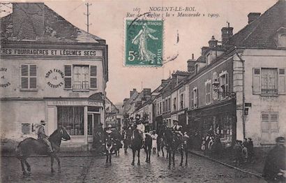 6 CARTES POSTALES FETES, FOIRES & COMICES...