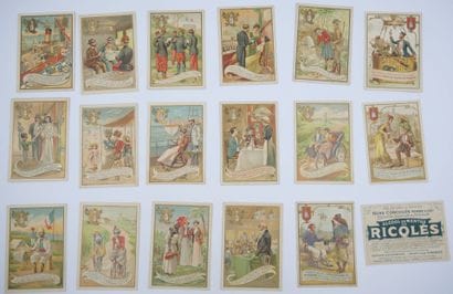 77 CHROMOS RICQLES : 4-Diverses scènes-Grande...