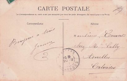 7 CARTES POSTALES COMMERCES : Hôtels-Restaurants-Cafés...