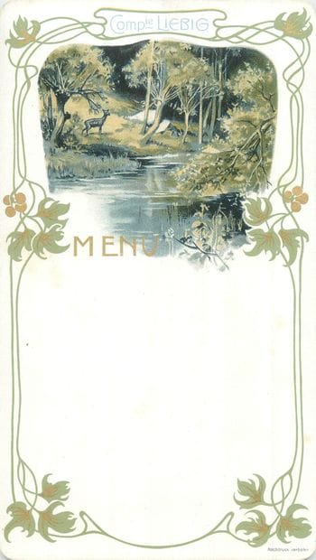 57 MENUS : Alimentaire. Divers Établissements...