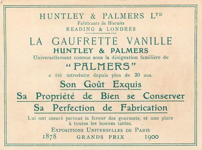 55 CHROMOS : Huntley & Palmers Biscuits....