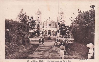 139 CARTES POSTALES INDOCHINE : 111cp-Annam-Collection...