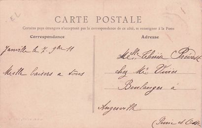 7 CARTES POSTALES COMMERCES : Hôtels-Restaurants-Cafés...