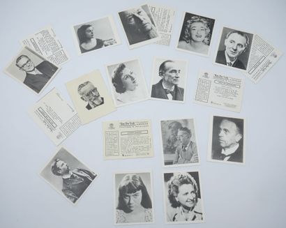 168 CHROMOS/IMAGES : Personnalités Belges/Flamandes...