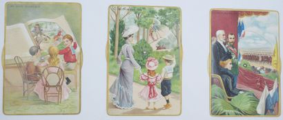 3 CHROMOS - SYSTEME - AU BON MARCHE : BARRET/7-Vues...
