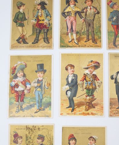 112 CHROMOS : Grands Magasins-Divers Formats....