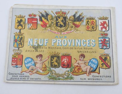 112 CHROMOS : Grands Magasins-Divers Formats....
