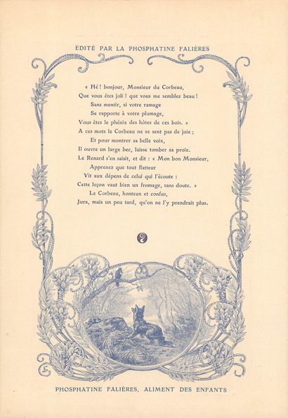 30 CHROMOS : Phosphatine Falières-Fables...