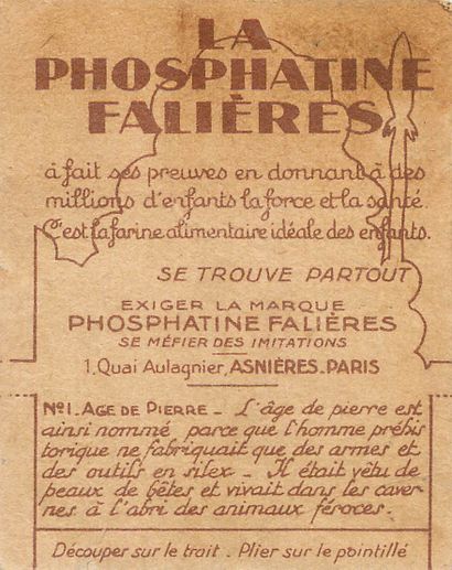 83 CHROMOS : La Phosphatine Falières. « 1-Le...