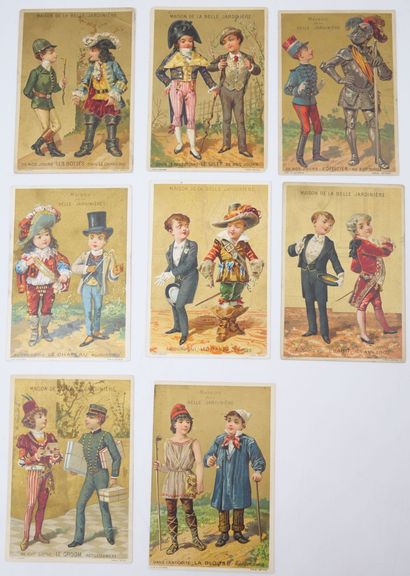 112 CHROMOS : Grands Magasins-Divers Formats....