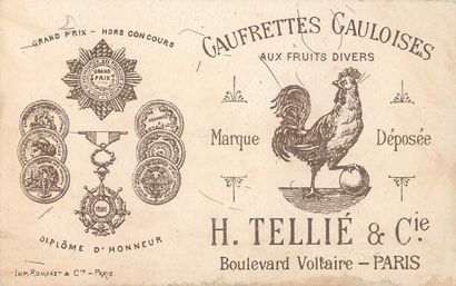 47 CHROMOS : Alimentaire - Divers. « 1-Etiquette-Quinquina...