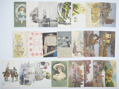 94 CARTES POSTALES FANTAISIES : Divers Thèmes....