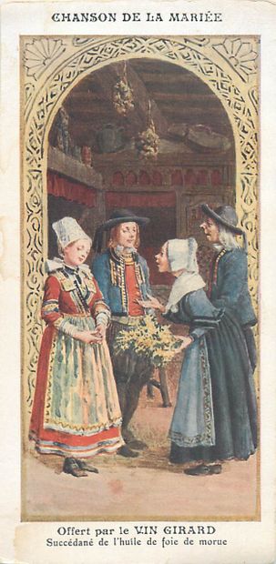 19 Images Publicitaires. Vin Girard. Chansons.
16cm...
