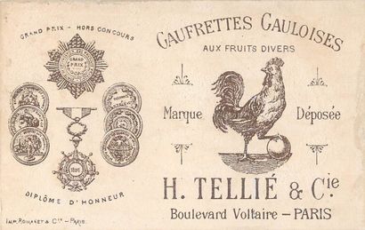 47 CHROMOS : Alimentaire - Divers. « 1-Etiquette-Quinquina...