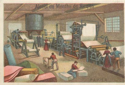 30 CHROMOS RICQLES : Métiers & Industries....