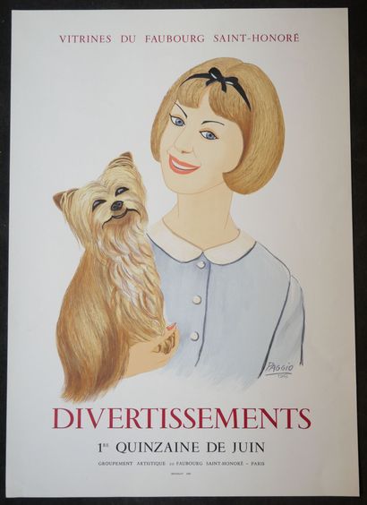 AFFICHES. Ensemble de 3 Affiches.
Vitrines...