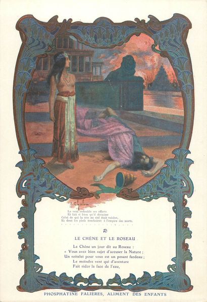 30 CHROMOS : Phosphatine Falières-Fables...