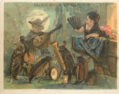 64 CHROMOS : Magasins. « L.Calvet Amiens-Enfants...