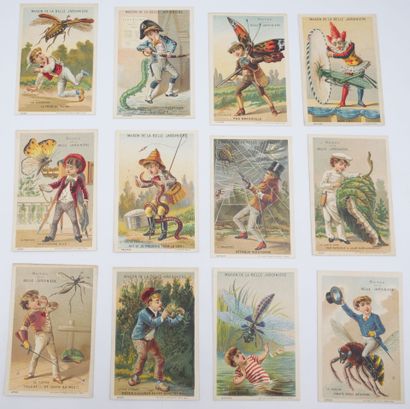 112 CHROMOS : Grands Magasins-Divers Formats....