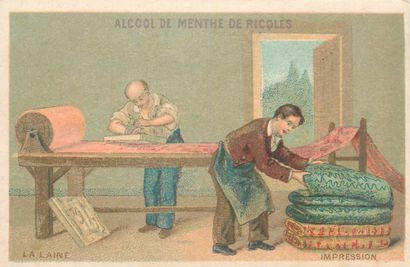 30 CHROMOS RICQLES : Métiers & Industries....