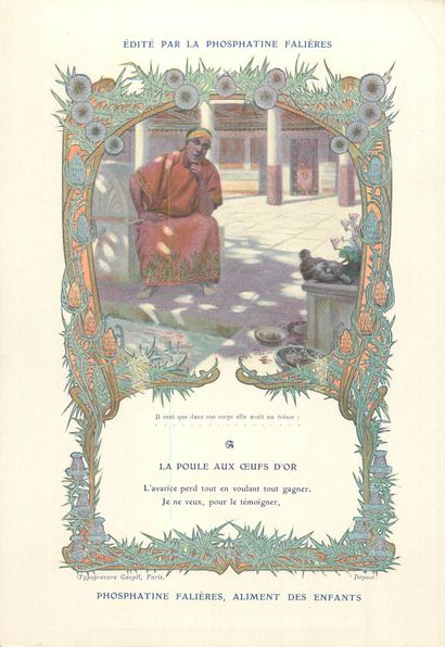 30 CHROMOS : Phosphatine Falières-Fables...