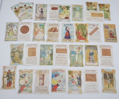 96 CHROMOS : PERNOT Biscuits. « 1-Vue de...