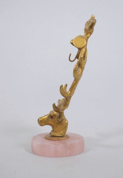 ATHA Paris, attribué à
Porte-montre en bronze...