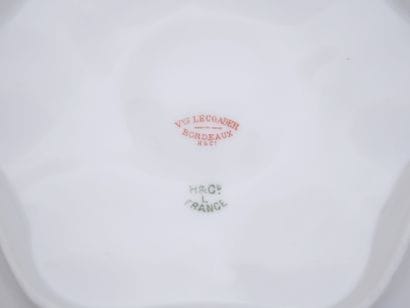 HAVILAND - Veuve Lecoader, Bordeaux
Suite...