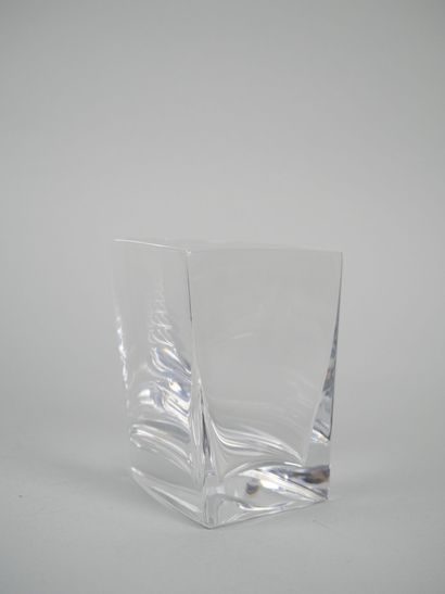 SEVRES
Oblique-shaped crystal whisky service...