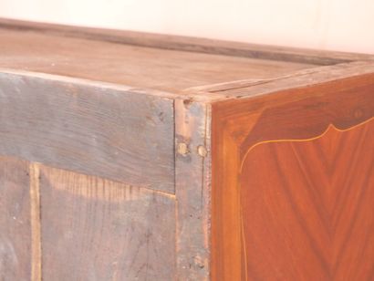 Rosewood veneered desk with butterfly wings,...