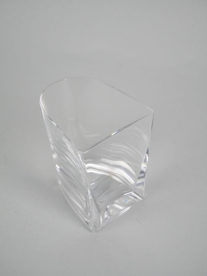 SEVRES
Oblique-shaped crystal whisky service...