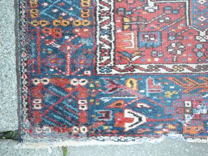Hamadan rug (cotton warp and weft, wool pile),...