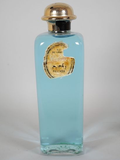 HERMES Paris
Large rectangular glass perfume...