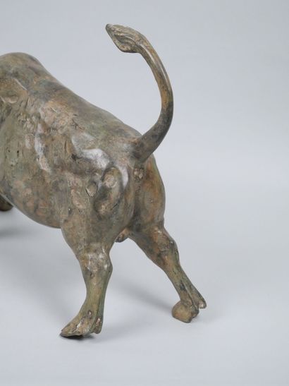 Pierre CHENET (20th century)
Charging Bull
Bronze...