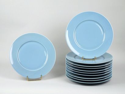 COQUET in Limoges
Suite of 11 large blue...